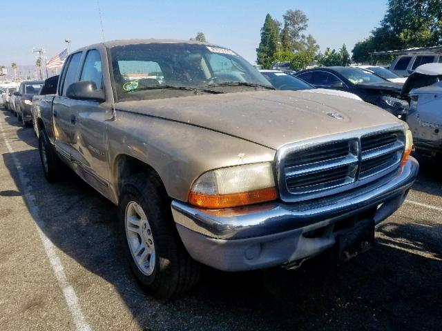 1B7HL2AN21S343589 - 2001 DODGE DAKOTA QUA GOLD photo 1