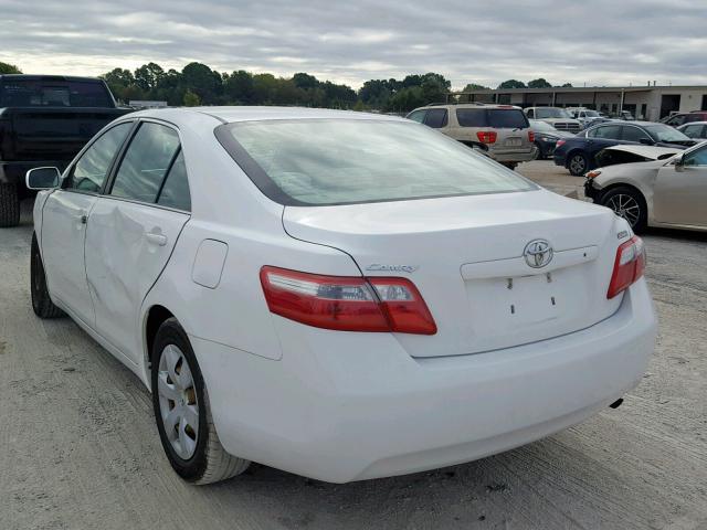 4T1BE46K09U849668 - 2009 TOYOTA CAMRY BASE WHITE photo 3