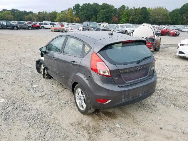 3FADP4EJ7JM112529 - 2018 FORD FIESTA SE GRAY photo 3