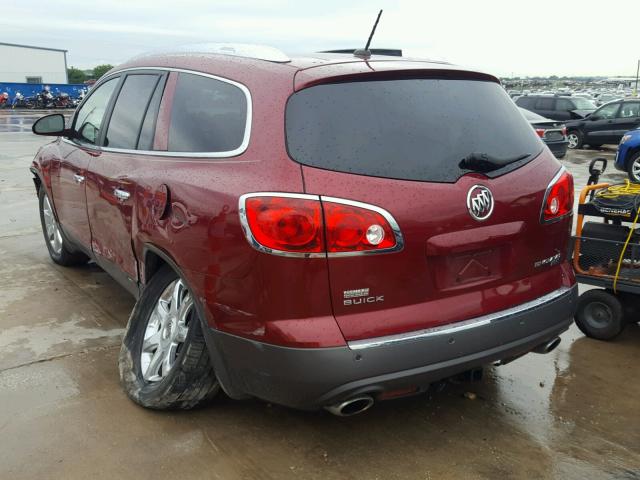 5GAEV23718J281132 - 2008 BUICK ENCLAVE CX MAROON photo 3