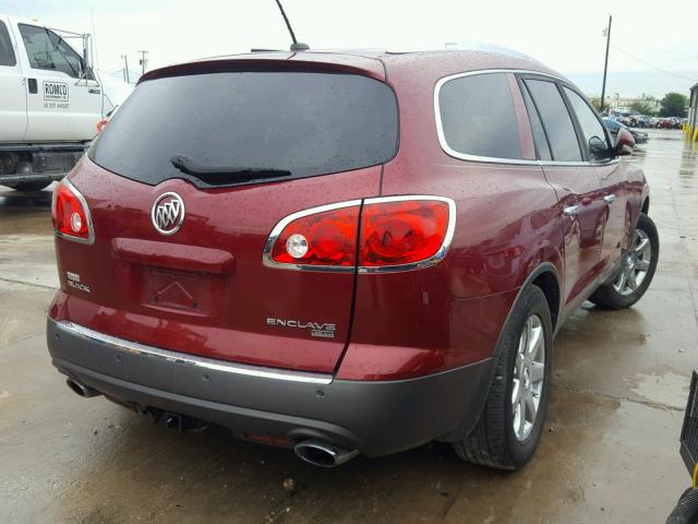 5GAEV23718J281132 - 2008 BUICK ENCLAVE CX MAROON photo 4