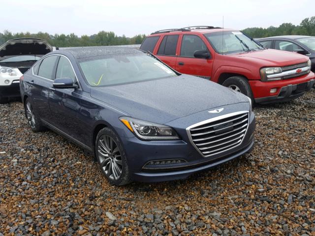 KMHGN4JF2FU063026 - 2015 HYUNDAI GENESIS 5. BLUE photo 1