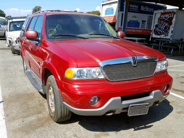 5LMFU28R72LJ01673 - 2002 LINCOLN NAVIGATOR წითელი ფოტო 1