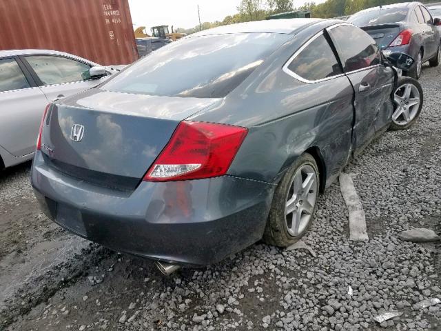 1HGCS1B3XCA006070 - 2012 HONDA ACCORD LX GRAY photo 4