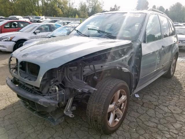 5UXFE43518L032085 - 2008 BMW X5 3.0I BLUE photo 2