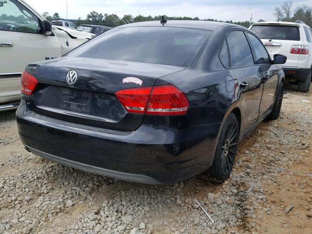 1VWAP7A34DC021033 - 2013 VOLKSWAGEN PASSAT S BLACK photo 4