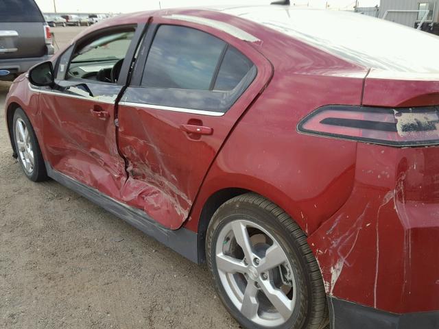 1G1RB6E47CU122604 - 2012 CHEVROLET VOLT RED photo 10