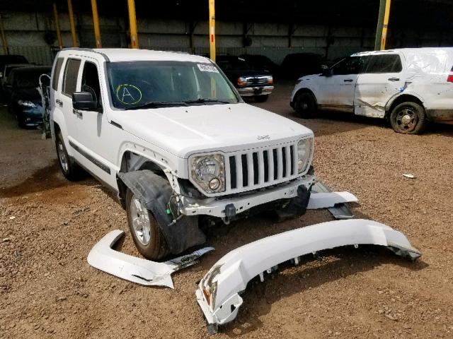 1C4PJLAK8CW179788 - 2012 JEEP LIBERTY SP WHITE photo 1