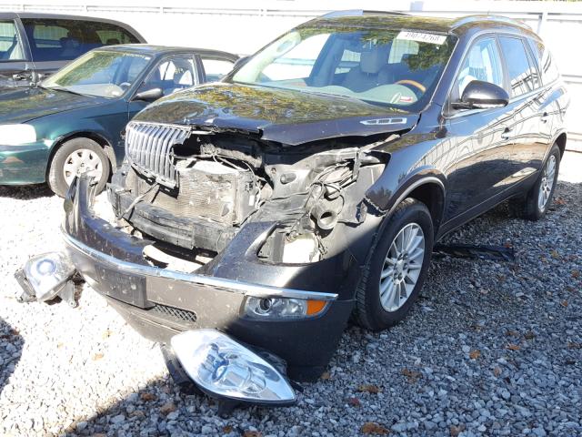 5GALRBED7AJ260693 - 2010 BUICK ENCLAVE CX BLACK photo 2