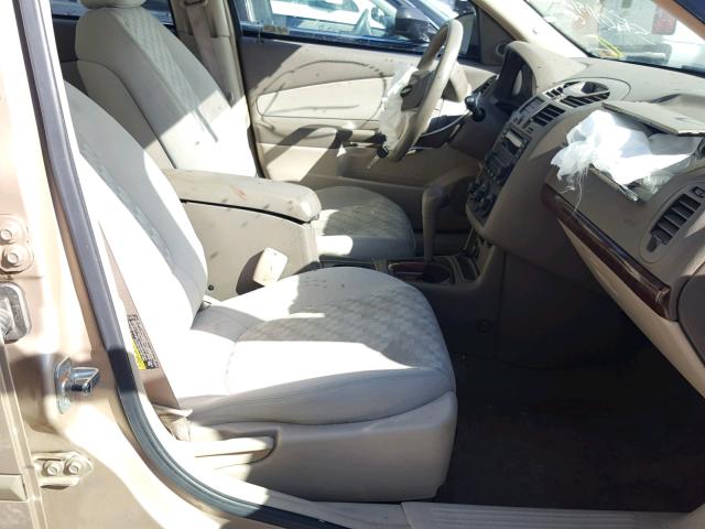 1G1ZT54895F223209 - 2005 CHEVROLET MALIBU LS 金色 照片 5