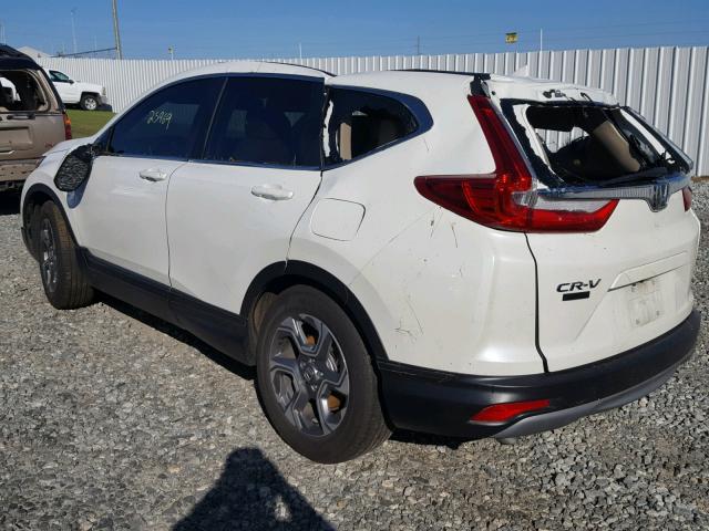 2HKRW1H85HH502927 - 2017 HONDA CR-V EXL WHITE photo 3