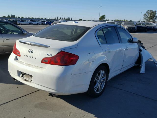 JN1DV6AP1CM701003 - 2012 INFINITI G25 BASE GRAY photo 4