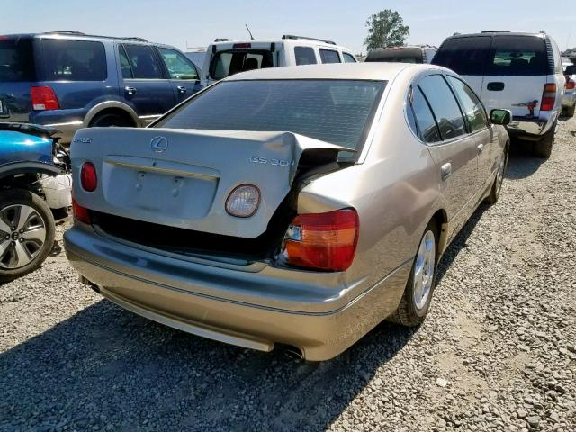 JT8BD68S5W0035095 - 1998 LEXUS GS 300 GOLD photo 4