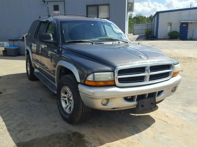 1D4HS58N93F529302 - 2003 DODGE DURANGO SL GRAY photo 1