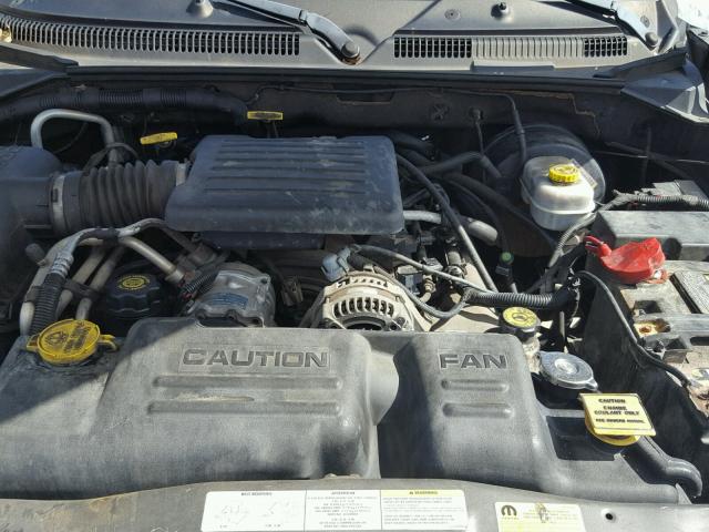 1D4HS58N93F529302 - 2003 DODGE DURANGO SL GRAY photo 7