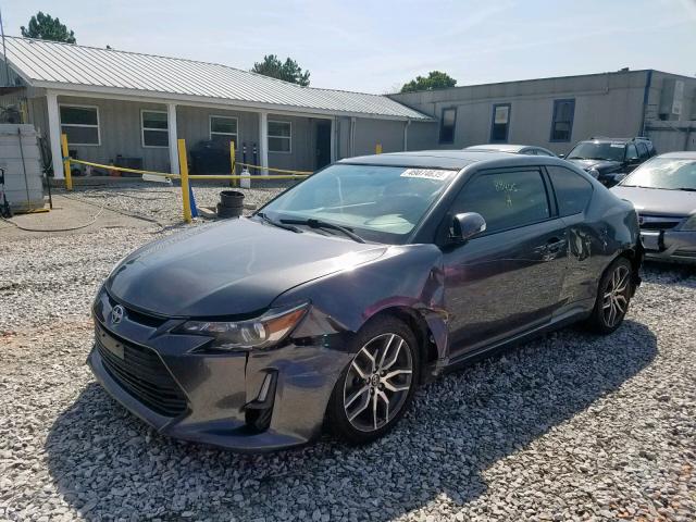 JTKJF5C70E3075112 - 2014 TOYOTA SCION TC ნაცრისფერი ფოტო 2