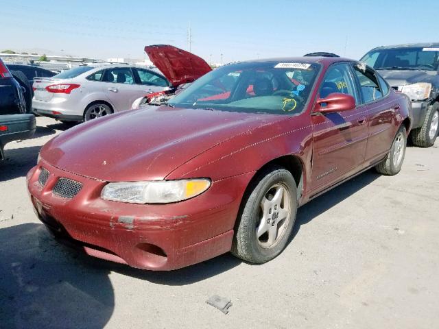 1G2WK52J43F172223 - 2003 PONTIAC GRAND PRIX RED photo 2