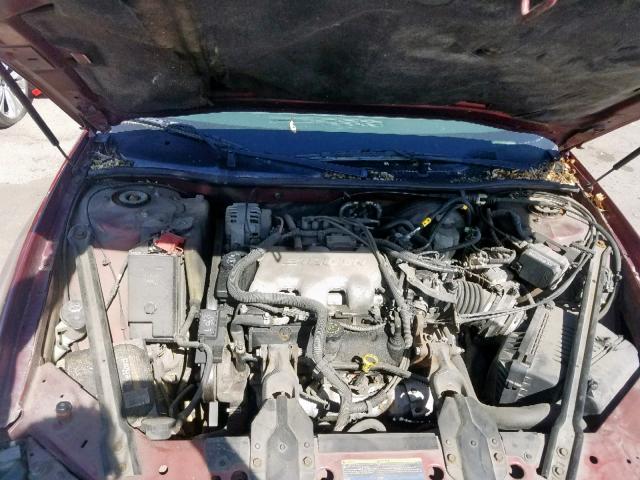 1G2WK52J43F172223 - 2003 PONTIAC GRAND PRIX RED photo 7