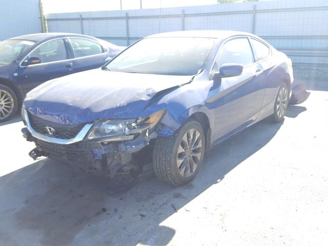 1HGCT1B35EA010205 - 2014 HONDA ACCORD LX- BLUE photo 2