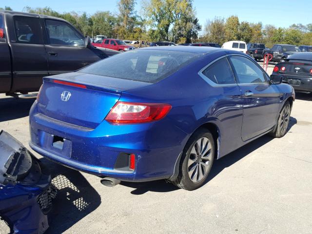 1HGCT1B35EA010205 - 2014 HONDA ACCORD LX- BLUE photo 4