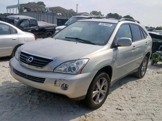 JTJGW31U172004022 - 2007 LEXUS RX 400H SILVER photo 2