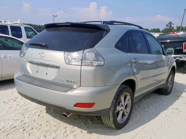 JTJGW31U172004022 - 2007 LEXUS RX 400H SILVER photo 4