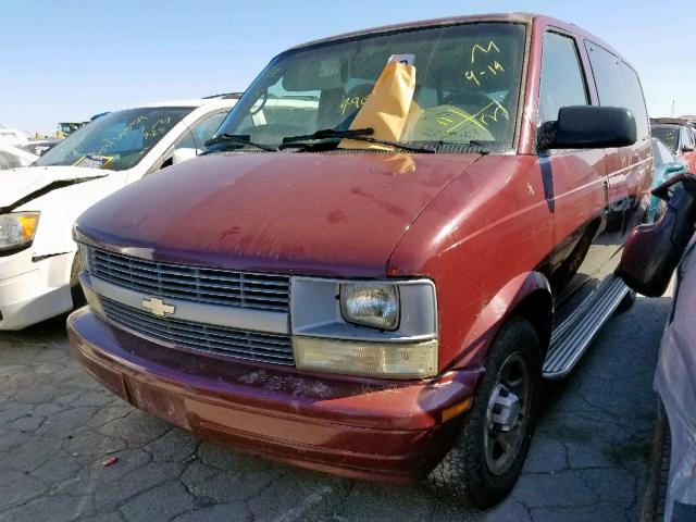 1GNDM19X85B114505 - 2005 CHEVROLET ASTRO BURGUNDY photo 2