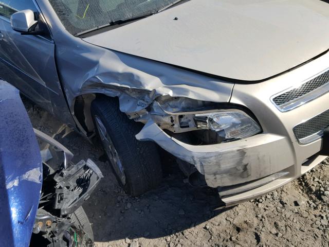 1G1ZC5EB4AF155003 - 2010 CHEVROLET MALIBU 1LT TAN photo 9