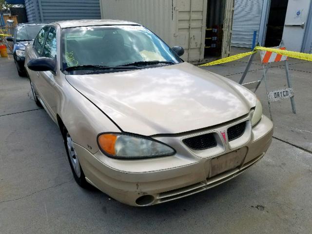 1G2NE52E05M220613 - 2005 PONTIAC GRAND AM S GOLD photo 1