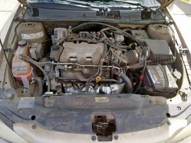 1G2NE52E05M220613 - 2005 PONTIAC GRAND AM S GOLD photo 7