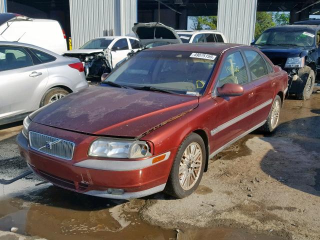 YV1TS94D8Y1115809 - 2000 VOLVO S80 RED photo 2