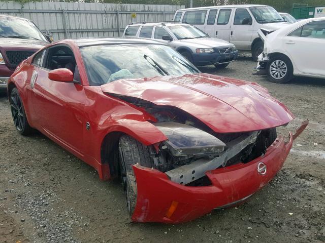 JN1AZ34D36M302279 - 2006 NISSAN 350Z COUPE RED photo 1