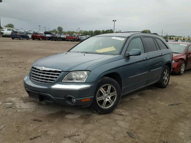 2C8GF78445R254383 - 2005 CHRYSLER PACIFICA L GREEN photo 2