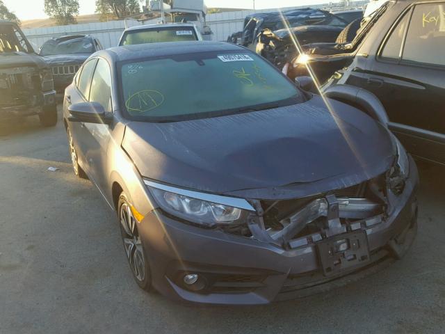 2HGFC1F35GH645730 - 2016 HONDA CIVIC EX GRAY photo 1