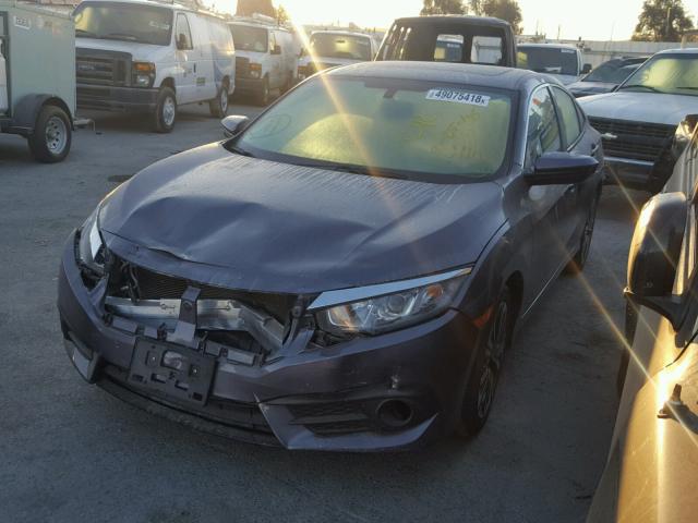 2HGFC1F35GH645730 - 2016 HONDA CIVIC EX GRAY photo 2