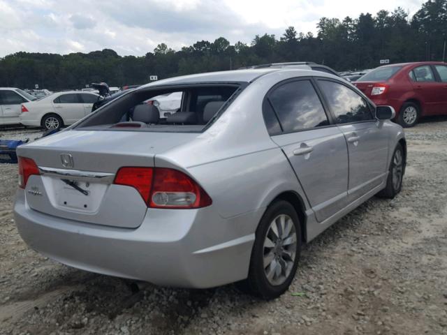 2HGFA1F97AH310633 - 2010 HONDA CIVIC EXL SILVER photo 4