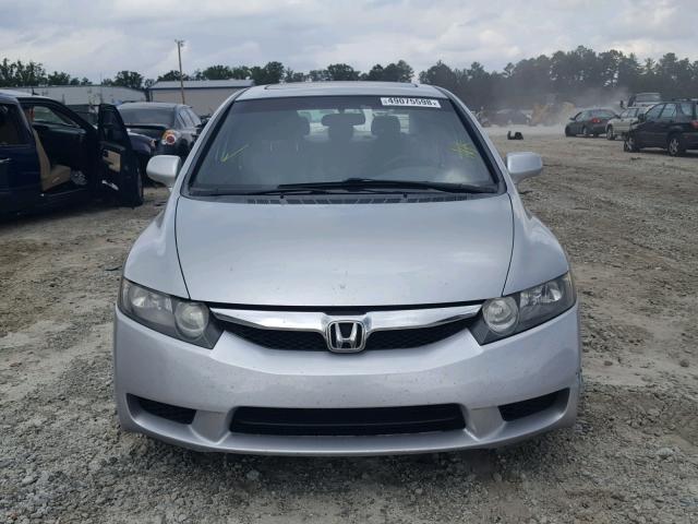 2HGFA1F97AH310633 - 2010 HONDA CIVIC EXL SILVER photo 9