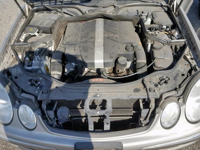 WDBUF65J45A616370 - 2005 MERCEDES-BENZ E 320 GRAY photo 7