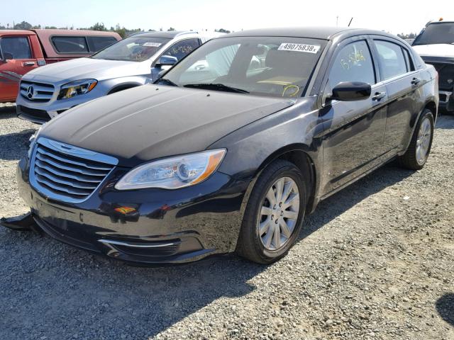 1C3CCBBB1DN764077 - 2013 CHRYSLER 200 TOURIN BLACK photo 2