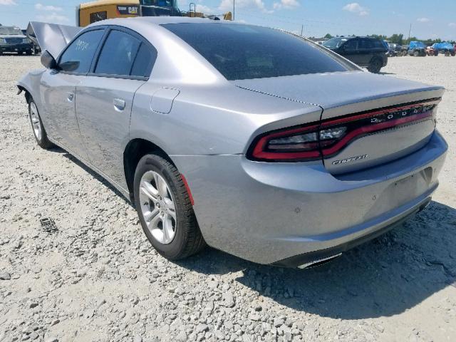 2C3CDXBG2FH771623 - 2015 DODGE CHARGER SE SILVER photo 3