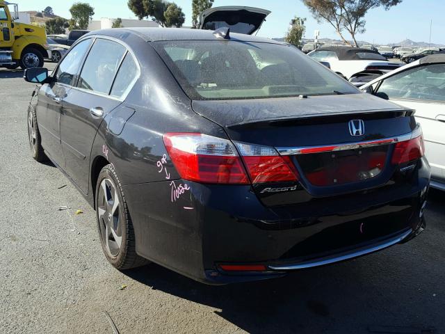 JHMCR5F71EC000761 - 2014 HONDA ACCORD PLU BLACK photo 3