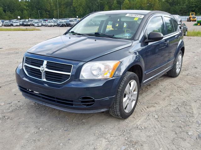 1B3HB48B57D361531 - 2007 DODGE CALIBER SX BLUE photo 2