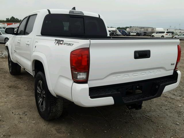 5TFAZ5CN1HX028553 - 2017 TOYOTA TACOMA DOU WHITE photo 3