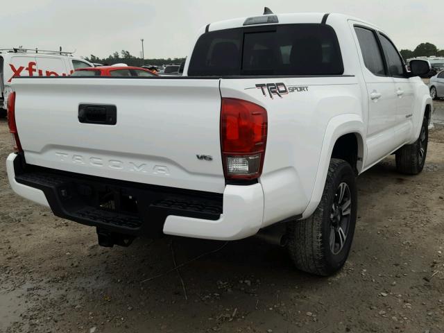 5TFAZ5CN1HX028553 - 2017 TOYOTA TACOMA DOU WHITE photo 4