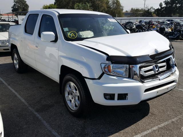 2HJYK16409H502492 - 2009 HONDA RIDGELINE WHITE photo 1