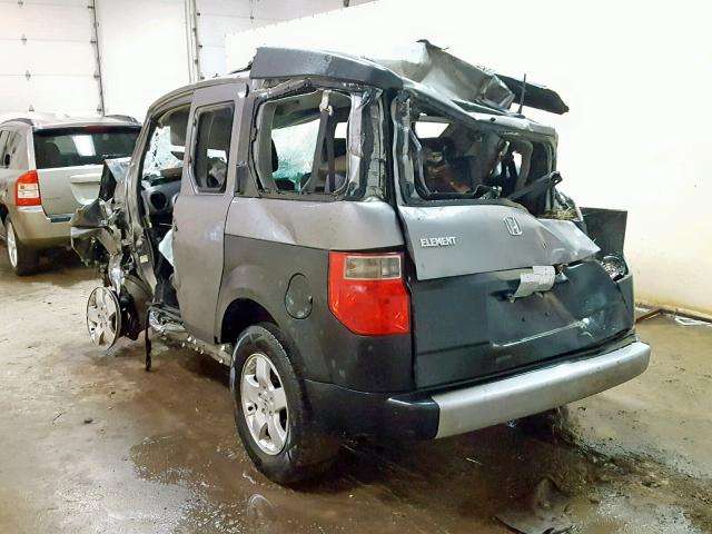 5J6YH17665L006980 - 2005 HONDA ELEMENT EX SILVER photo 3