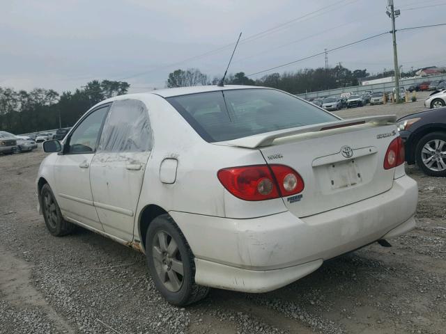 1NXBR32E15Z378185 - 2005 TOYOTA COROLLA CE WHITE photo 3