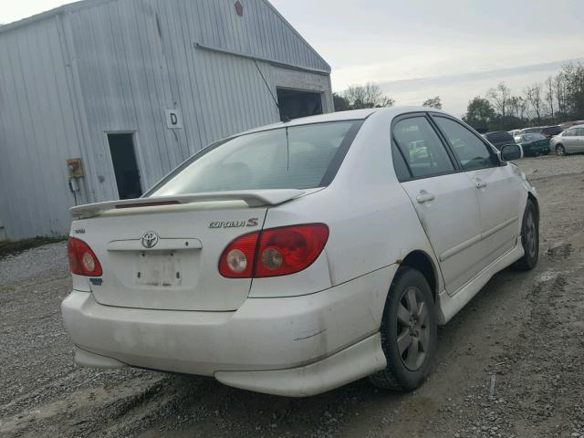 1NXBR32E15Z378185 - 2005 TOYOTA COROLLA CE WHITE photo 4