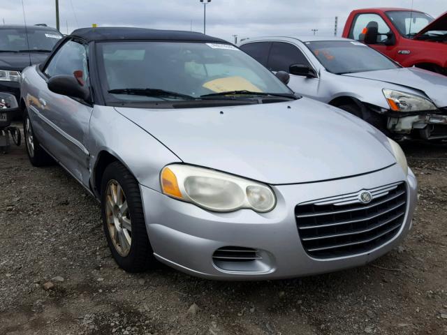 1C3EL75R66N113125 - 2006 CHRYSLER SEBRING GT SILVER photo 1