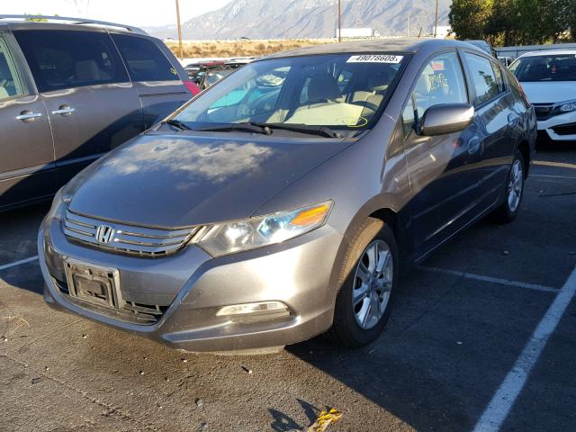 JHMZE2H7XAS026213 - 2010 HONDA INSIGHT EX GRAY photo 2